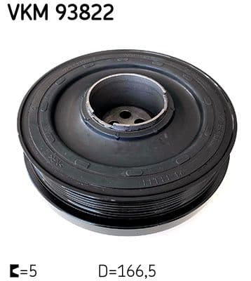 Fulie curea, arbore cotit SKF VKM 93822