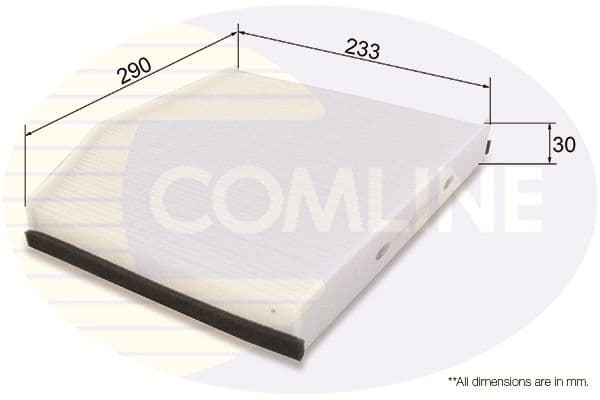 Filtru, aer habitaclu COMLINE EKF384