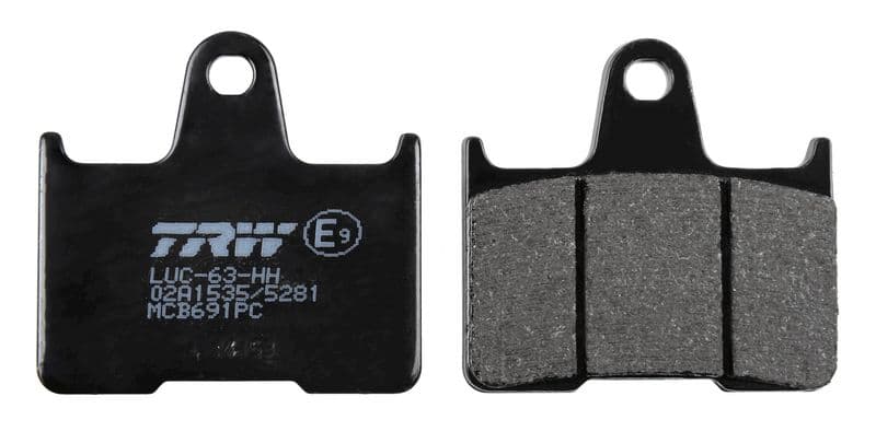 set placute frana,frana disc TRW MCB691PC