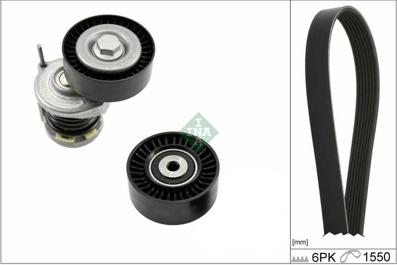 Set curea transmisie cu caneluri Schaeffler INA 529 0586 10