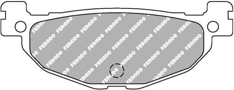 set placute frana,frana disc FERODO FDB2200EF