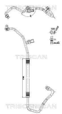 conducta presiune variabila,aer conditionat TRISCAN 9010 10033