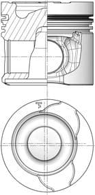 Piston KOLBENSCHMIDT 41172600