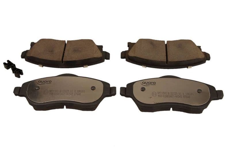 set placute frana,frana disc QUARO SILVER CERAMIC QP7150C