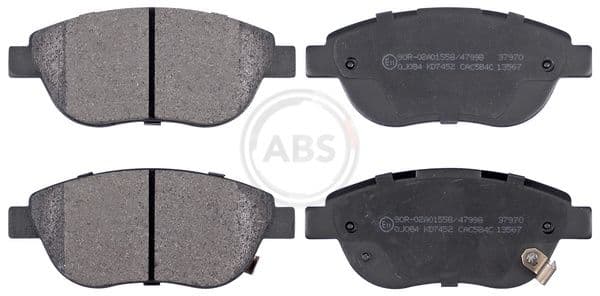 set placute frana,frana disc ABS 37970