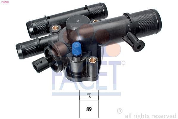 termostat,lichid racire FACET Made in Italy - OE Equivalent 7.8720