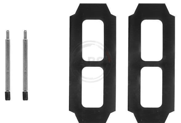 Set accesorii, placute frana ABS 0987Q
