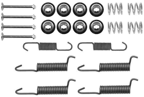 set accesorii, saboti frana parcare TRW SFK357