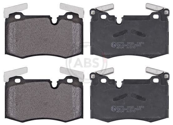 set placute frana,frana disc ABS 37779