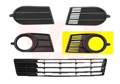 Grila ventilatie, bara protectie VAN WEZEL ** Equipart ** 5222593