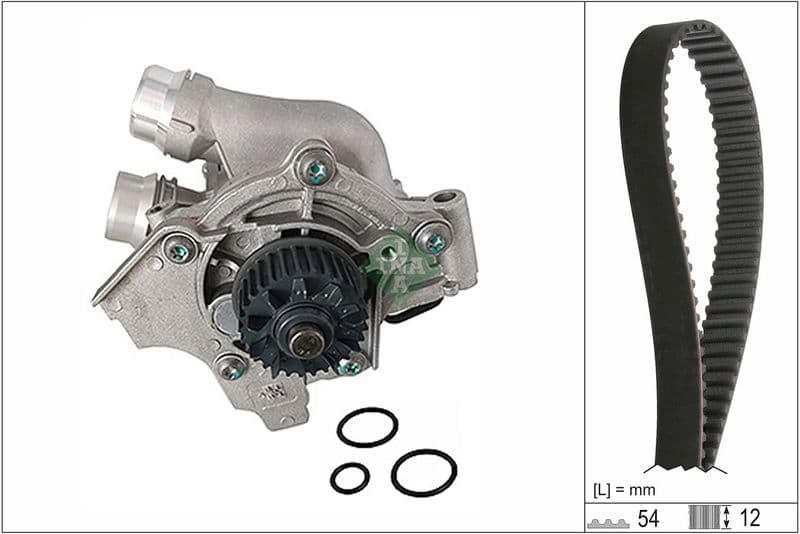 Set pompa apa + curea dintata Schaeffler INA 530 0845 30