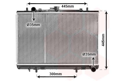 Radiator, racire motor VAN WEZEL 32002188