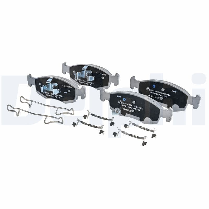 set placute frana,frana disc DELPHI LP5079EV