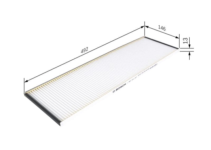 Filtru, aer habitaclu BOSCH 1 987 431 207