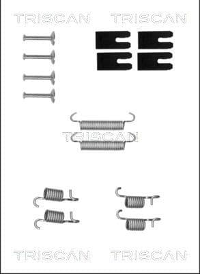 set accesorii, saboti frana parcare TRISCAN 8105 132591