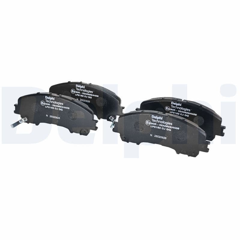 set placute frana,frana disc DELPHI LP3183