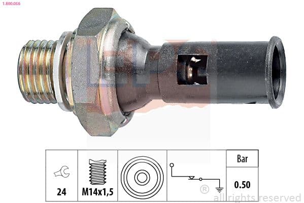 Senzor presiune ulei EPS Made in Italy - OE Equivalent 1.800.056