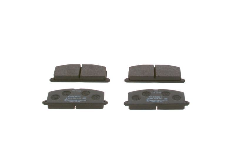 set placute frana,frana disc BOSCH 0 986 468 701