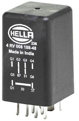 unitate de control,bujii incandescente HELLA 4RV 008 188-481