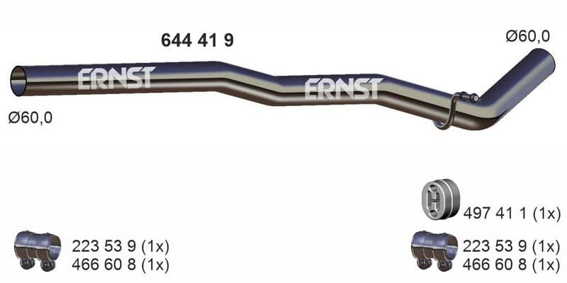 Racord evacuare ERNST 644419