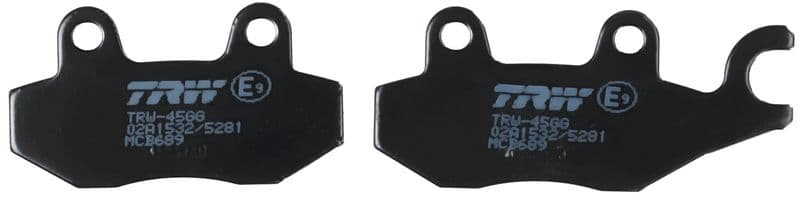 set placute frana,frana disc TRW Organic Allround MCB689