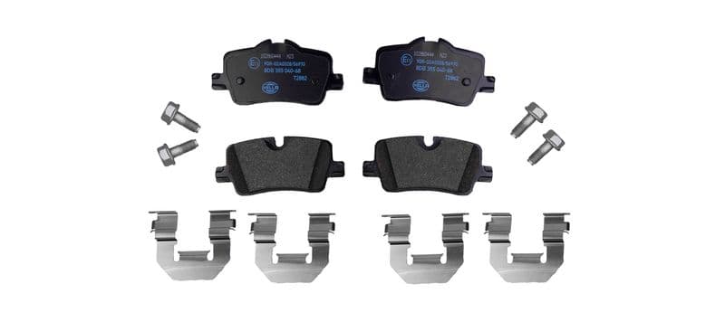 set placute frana,frana disc HELLA-PAGID 8DB 355 040-681