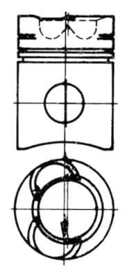 Piston KOLBENSCHMIDT 90924600