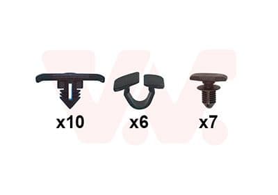 Set montaj, capota motor VAN WEZEL 5766797
