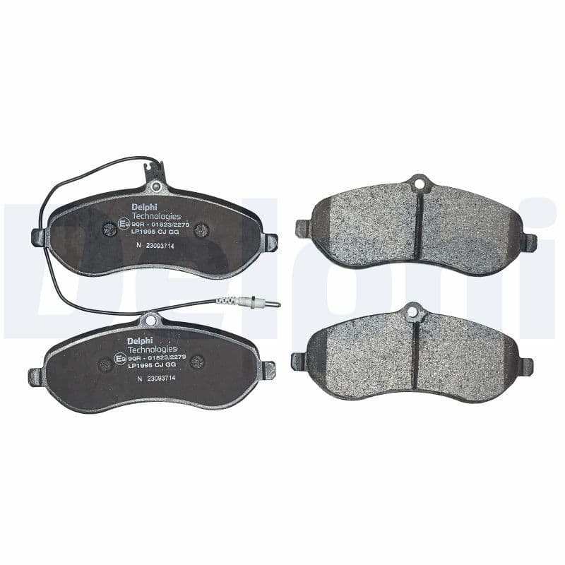 set placute frana,frana disc DELPHI LP1995