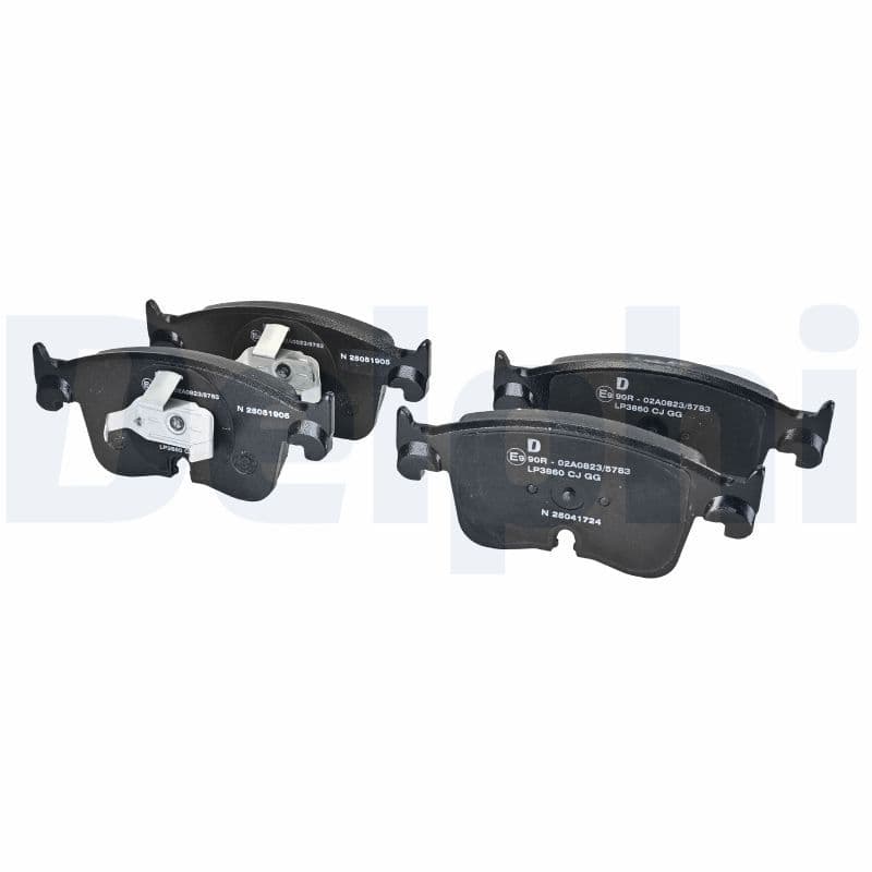 set placute frana,frana disc DELPHI LP3860