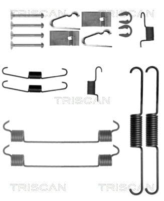 Set accesorii, sabot de frana TRISCAN 8105 691624