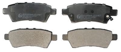 set placute frana,frana disc DENCKERMANN B110967