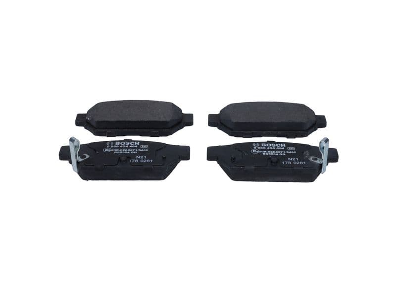 set placute frana,frana disc BOSCH 0 986 424 464