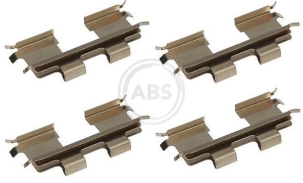 Set accesorii, placute frana ABS 1667Q