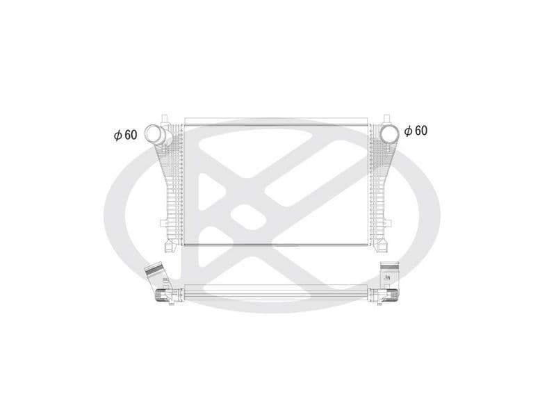 Intercooler, compresor KOYORAD IA450168
