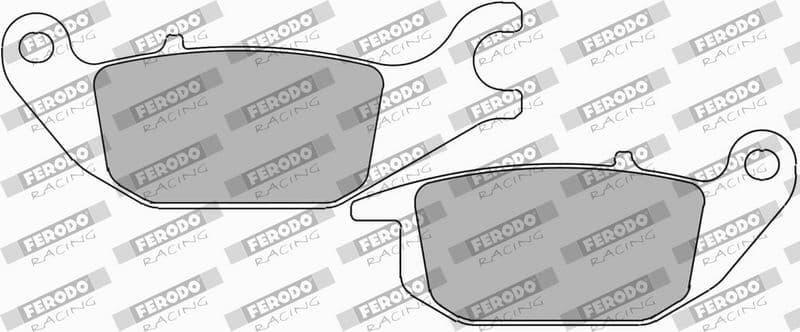 set placute frana,frana disc FERODO RACING FDB2143P