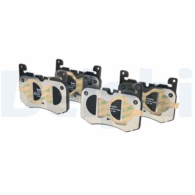 set placute frana,frana disc DELPHI LP3702