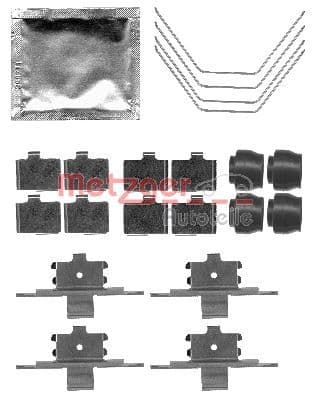 Set accesorii, placute frana METZGER AUTOTEILE 109-1791