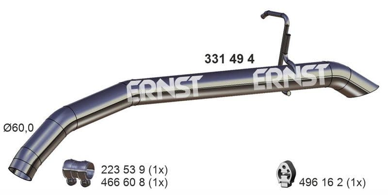 Racord evacuare ERNST 331494