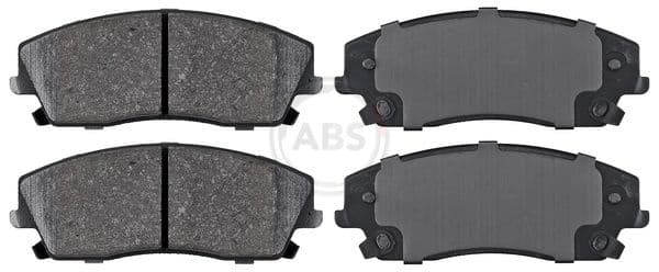 set placute frana,frana disc ABS 37609