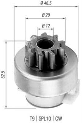 Pinion electromotor MAGNETI MARELLI 940113020325