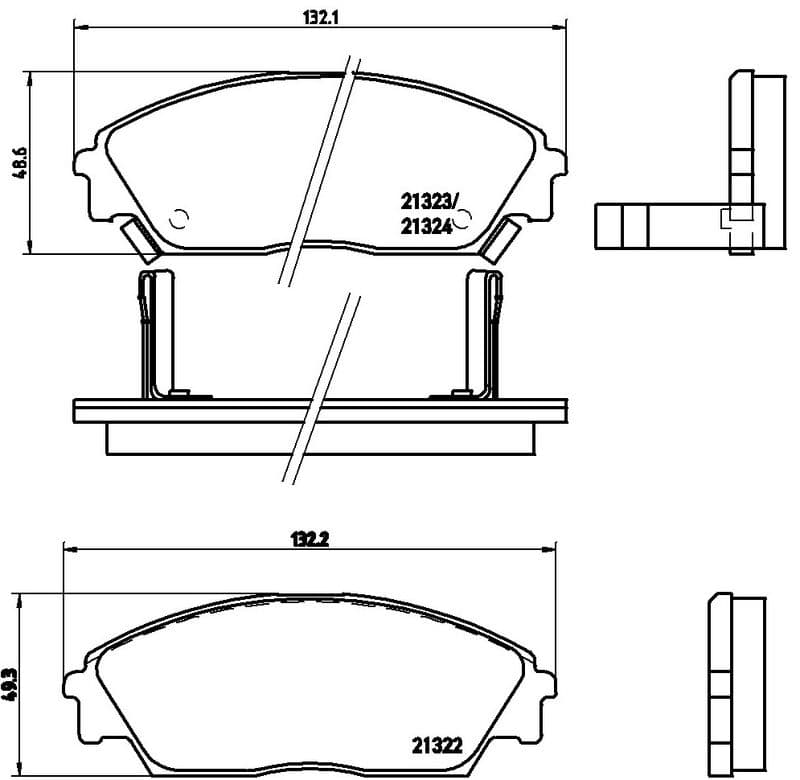 set placute frana,frana disc BREMBO PRIME LINE P 28 016