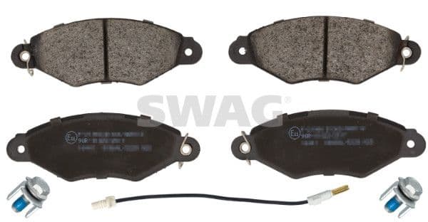 set placute frana,frana disc SWAG 60 91 6441