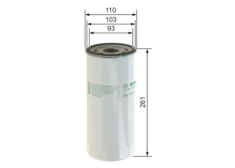 Filtru ulei BOSCH 0 451 300 003