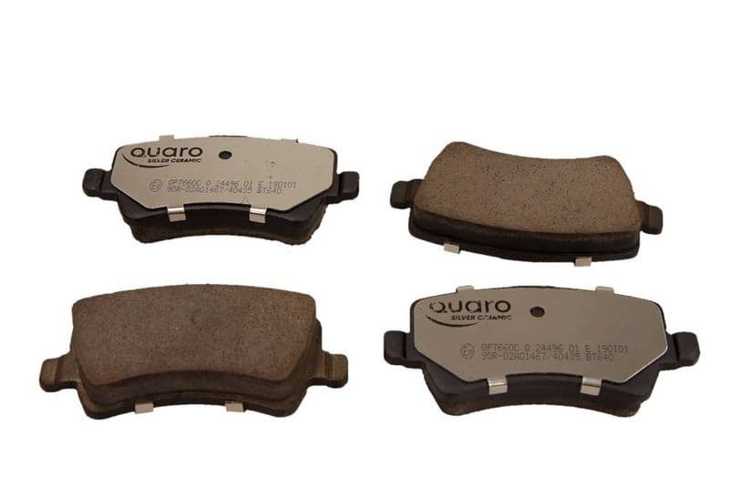 set placute frana,frana disc QUARO SILVER CERAMIC QP7660C