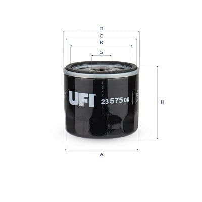 Filtru ulei UFI 23.575.00