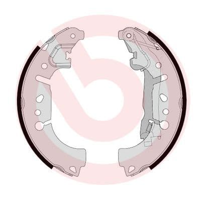 Set saboti frana BREMBO ESSENTIAL LINE S 23 580