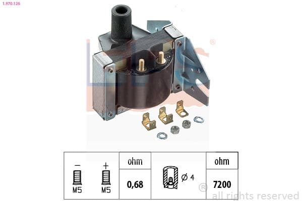 bobina de inductie EPS Made in Italy - OE Equivalent 1.970.126