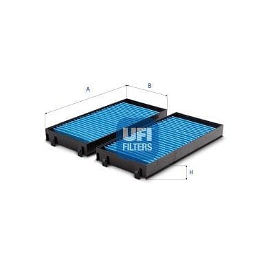 Filtru, aer habitaclu UFI ARGENTIUM 34.243.00