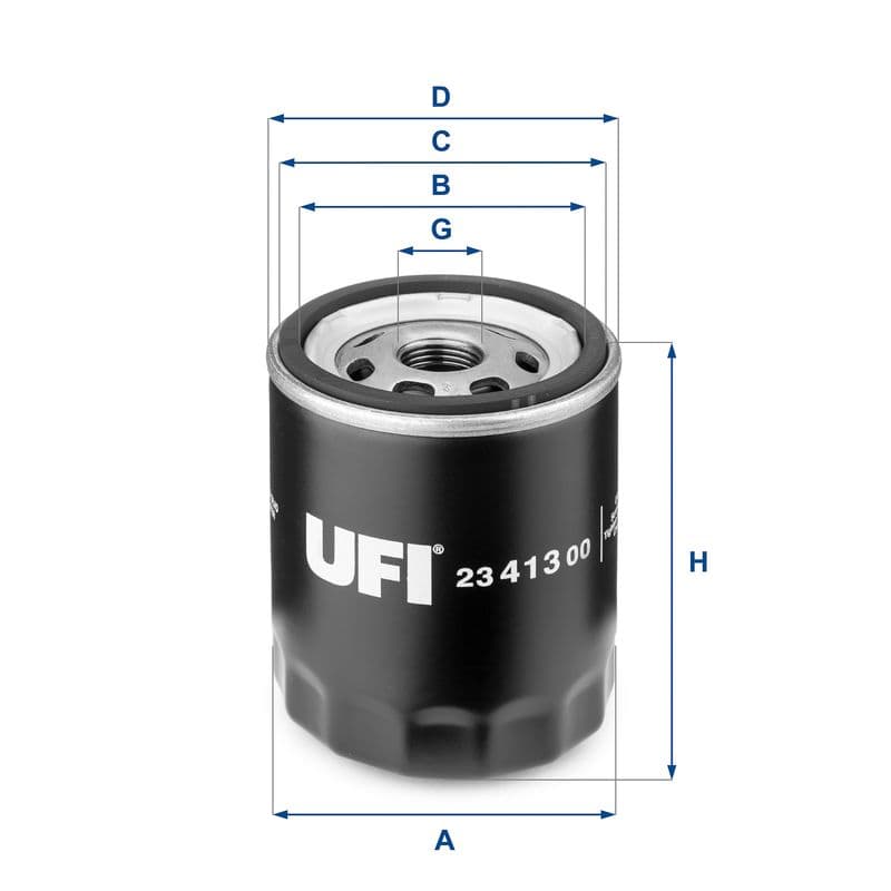 Filtru ulei UFI 23.413.00